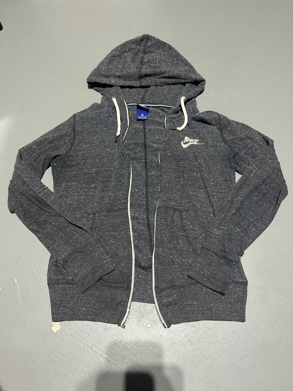 Nike Gray Zip-Up Hoodie (Women’s Medium)